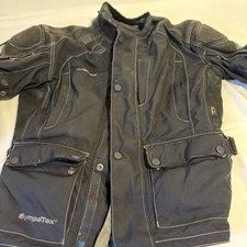Polo Herren-Motorradanzug Mohawk, Leder/Textil, Farbe schwarz, Größe 52/54