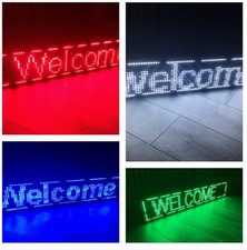 Led laufschrift werbung - laufschrift,