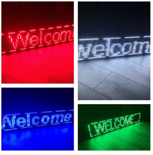 Led laufschrift werbung - laufschrift,