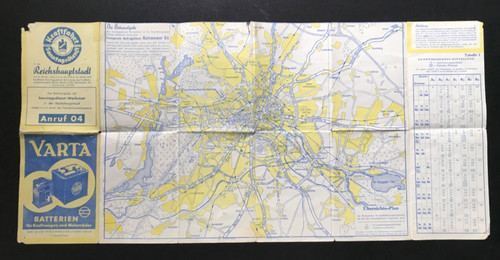 Berlin stadtplan kraftfahrt - stadtplan,