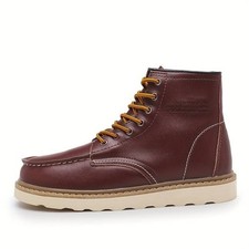 Moc-Toe Schnürstiefel Herren - Mit Futter - Lässige Winterstiefel in Gr. 42 NEU!