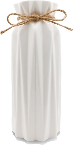 Vase weiß 5cm - vase, glasur