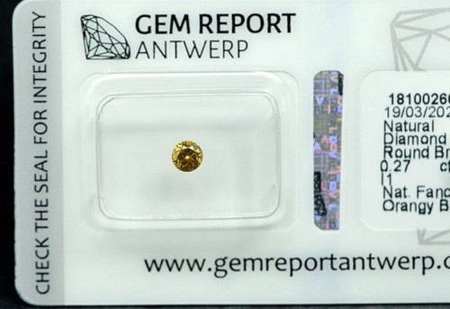 Natürlicher gelber diamant - gelber,