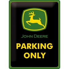 John Deere Blechschild 40 cm