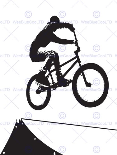 Gemälde sport bmx - gemälde,