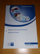 Textband Marketing und Vertrieb Wirtschaftsfachwirt IHK Controlling Management