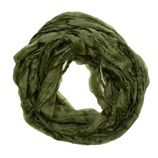 Knitterschal Halstuch Schal XXL grün kaktus 100% Seide 180x90cm