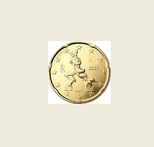 Euro cent 2002 italien - 20,