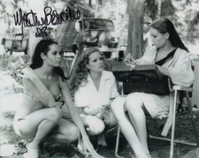 Martine Beswick orig. Autogramm - James Bond - Feuerball 20x25cm Foto signed
