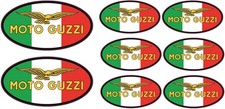 8x Moto Guzzi Aufkleber