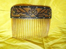 Antiker Zelluloid Haarkamm