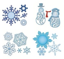 Stanzschablone Schneeflocken