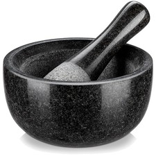 Granit mörser stößel - granit, set