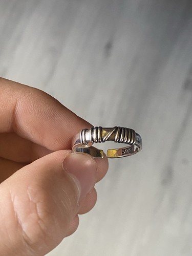 Y2k chrome style ring - chrome,