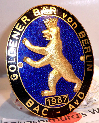 Plakette avus rennen goldener - avus,