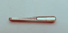 22679/ Art Deco Krawattenklammer Silber 800 + Perlmutt Länge ca. 56 mm