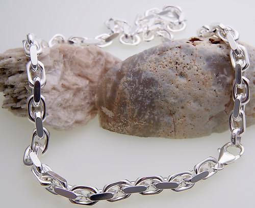 Kette ankerkette diamant echt - diamant.,