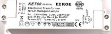 ELRO 60W elektronischer Halogen Transformator 230V / 12V KET60 Trafo MR16 MR11 G