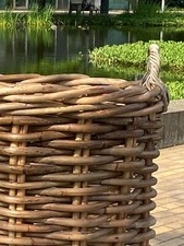 Rattan Kubu Korb Natur,rund,2