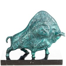 Bronze skulptur stier moderne - stier,