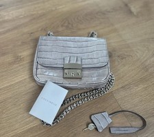 Coccinelle* Handtasche/Umhängetasche* Taupé/gold* NP 230€* Echtleder* Schloss*