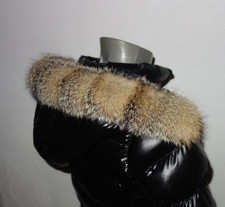 Graufuchs Pelz Kapuze Kragen