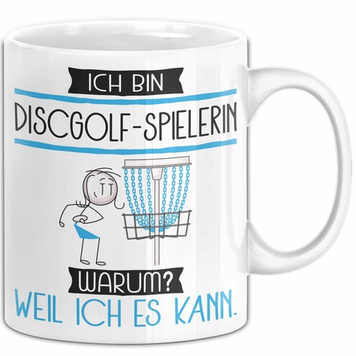 Discgolf spielerin tasse - discgolf-spielerin,