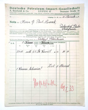 Rechnung 1939 Deutsche