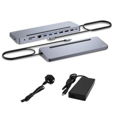 I-TEC USB-C Metal Ergonomic Docking Station mit Power Delivery 100W