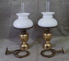 2 PETROLEUMLAMPE SCHIFFS