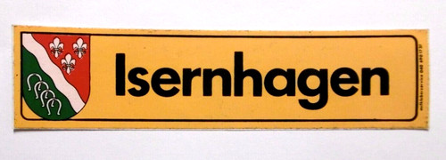 Souvenir aufkleber isernhagen - souvenir-aufkleber,