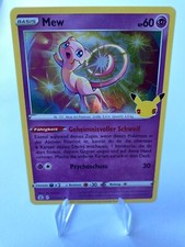 Mew Holo Pokemon Karte Deutsch