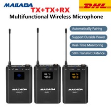 Mailada WM8S Lavalier Wireless
