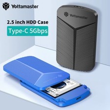 Yottamaster 2.5 Zoll SATA SSD HDD Festplattengehäuse USB 3.0 Externes Gehäuse