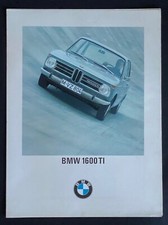 BMW 1600 TI Prospekt VIII 1967 RARITÄT I KEIN NACHDRUCK Classic Car Young Timer