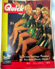 Quick Illustrierte Zeitschrift Zeitung  Nr. 4  25. Januar 1958