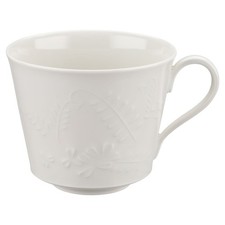 Kaffeetasse klein II. Wahl KPM Berlin Feldblume II.Wahl altweiß uni