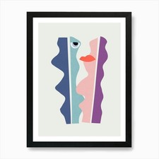 Harmonische abstrakte Collage