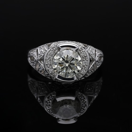 Vintage ring brillanten - vintage,
