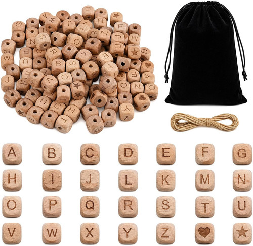 120 stück buchstabenperlen - stück,
