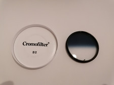 Cromo-Filter B2 BLAU, 52mm, Farbverlaufsfilter/Effektfilter in Kunststoffdöschen