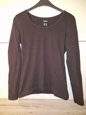 Basic Pullover Schwarz, Gothic, Langarm