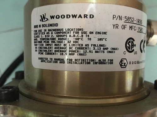 Gasventil woodward 8402 271 - ,