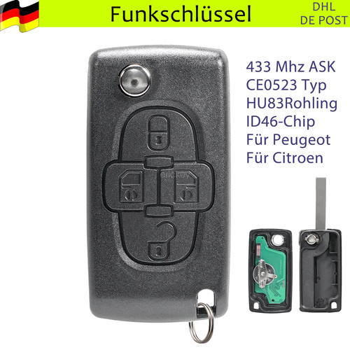 433mhz funk schlüssel 4tasten - 433mhz,