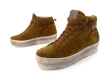 Liebeskind Plateauschuh Stiefelette Boots Schuhe Damenstiefel Leder Braun Gr. 40