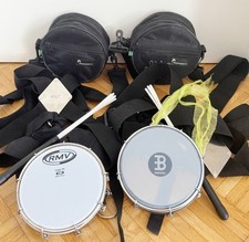 RMV & Meinl Tamburin Handtrommel Set mit Taschen und Riemen von Macapart