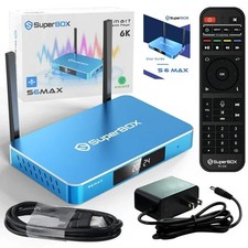 Superbox max android 12 - s6, 6k
