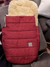 Lammfell Fußsack für Kinderwagen