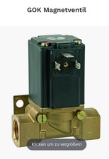 Gas-Magnetventil 1/2'' Pmax: 0,2bar, 230V-50Hz ID-No 021510