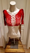 Rotes Dessous Oberteil